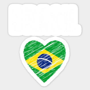 Brazil flag, brazilian flag Sticker
