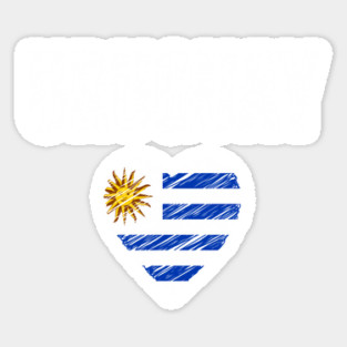 Uruguay flag, uruguayan flag Sticker