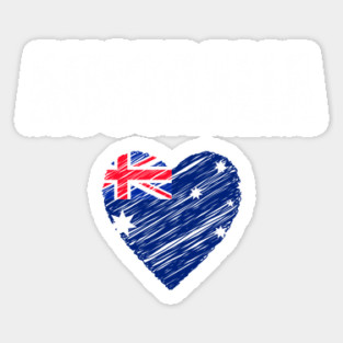 Australia flag, australian flag Sticker
