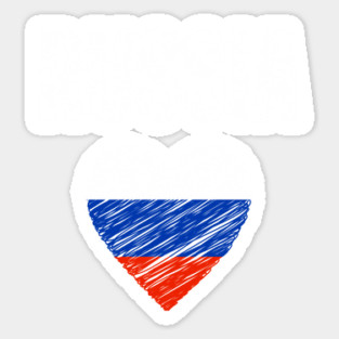 Russia flag, russian flag Sticker