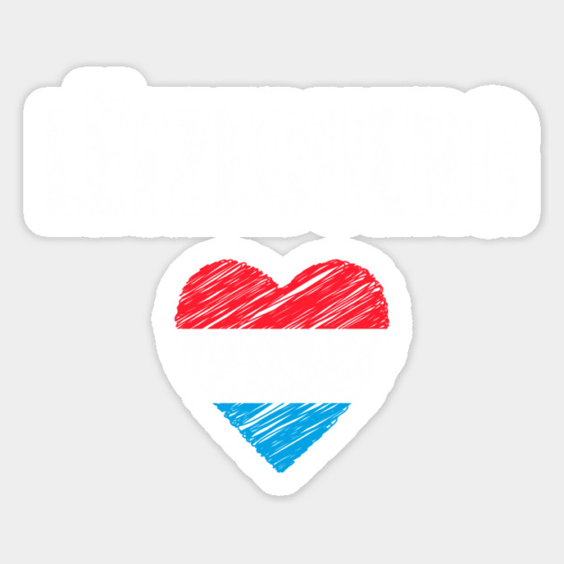 Luxembourg flag, Luxembourg heart Magnet by eka123