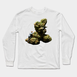 Because It's There - Weed Design Long Sleeve T-Shirt