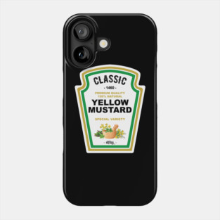 Yellow Mustard DIY Halloween Costume Matching Group Mustard Phone Case