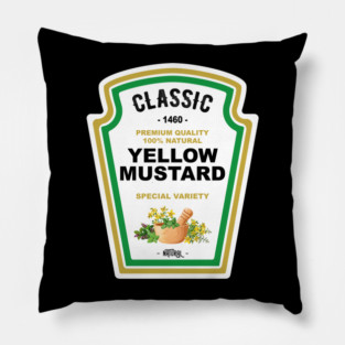 Yellow Mustard DIY Halloween Costume Matching Group Mustard Pillow