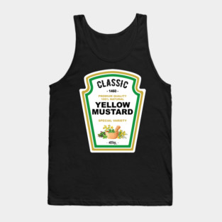 Yellow Mustard DIY Halloween Costume Matching Group Mustard Tank Top