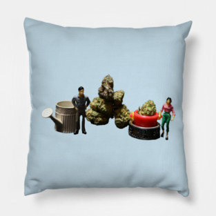 How Does Your Garden Grow - Weed Design Pillow