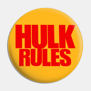 Hulk Hogan - Hulk Rules - Wrestling Pin