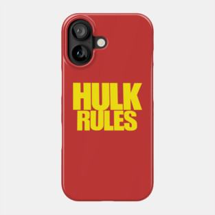 Hulk Hogan - Hulk Rules - Wrestling Phone Case
