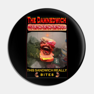 The Damnedwich Promo Shirt Pin