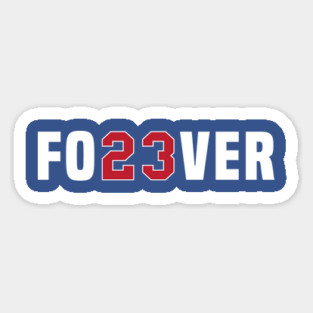 Fo23ver-Trendy-Number-Baseball-Team-Sport-Forever 23 Magnet