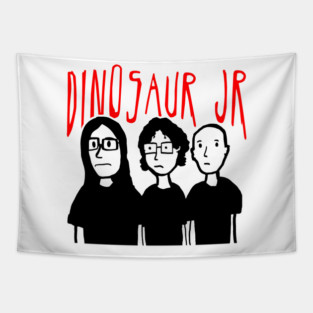 Three Cartoon Man With Typography Tapestry