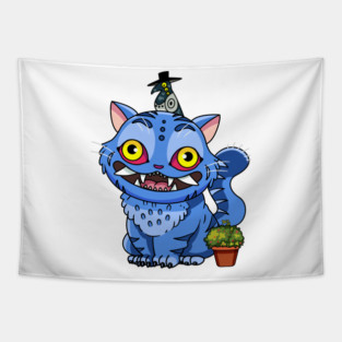 Derpy Tiger + Hat Stealing Bird ! Tapestry