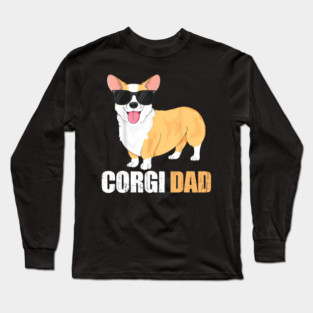 Corgi Dad Long Sleeve T-Shirt