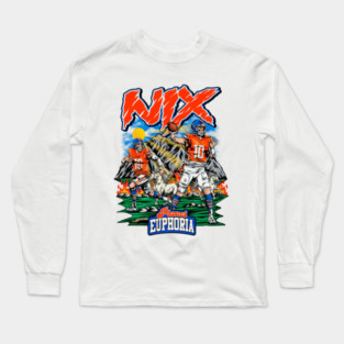 Bo Nix Collage Long Sleeve T-Shirt