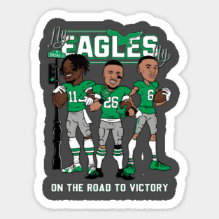Fly Eagles Fly, Bird Gang Football Magnet