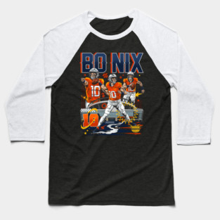 Bo Nix Denver Collage Baseball T-Shirt