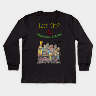 Last Stop at Imagination Station Kids Long Sleeve T-Shirt