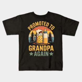 Soon to Be Grandpa Again Kids T-Shirt