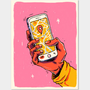 Lost in the Map App Posters and Art