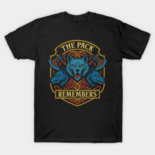 The Pack Remembers Wolves Wargaming T-Shirt