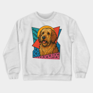 Retro 90s Otterhound Vintage Dog Crewneck Sweatshirt
