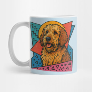 Retro 90s Otterhound Vintage Dog Mug
