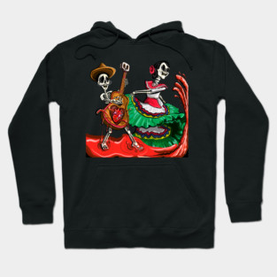 Day of the dead dance - dia de los muertos baile Hoodie