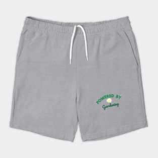 Powered by Gardening – Daisy Flower Plant Lover Design – Cute Cottagecore Nature Gift Shorts