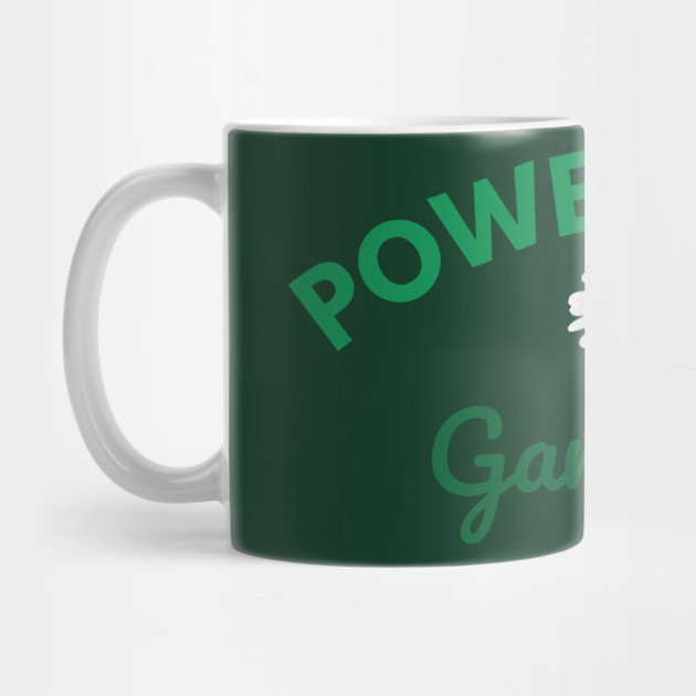 Powered by Gardening – Daisy Flower Plant Lover Design – Cute Cottagecore Nature Gift by DonWillisJrArt