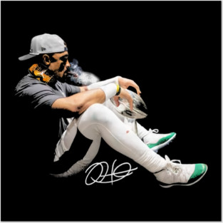 Jalen Hurts Trophy Posters and Art