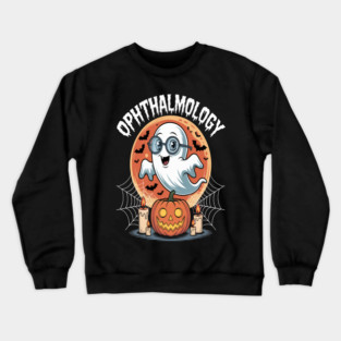 Boo Crew Ophthalmology – Spooky Eye Care Vibes Crewneck Sweatshirt
