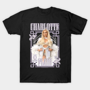 Charlotte Flair Royal Bling Sassy Photo Portrait T-Shirt