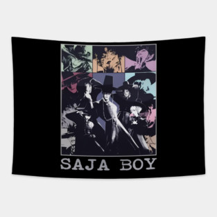 Saja Boys Kpop Demon Hunters - Demon Hunter Tapestry