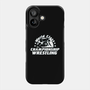 WCCW World Class Championship Wrestling WHITE Phone Case