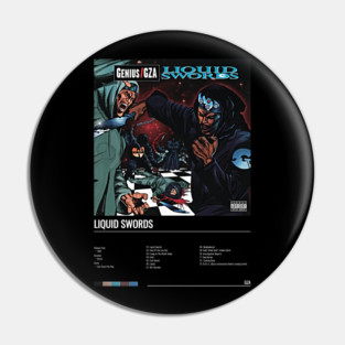 GZA - Liquid Swords Album Pin