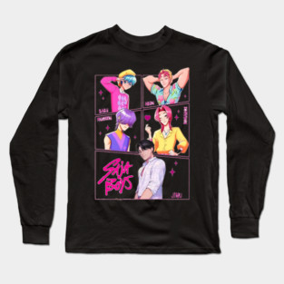 Saja Boys Manga Page Long Sleeve T-Shirt