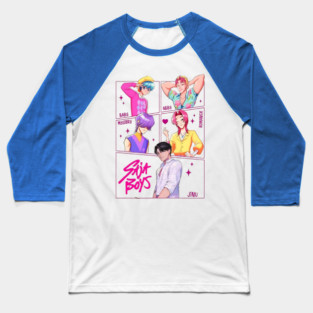 Saja Boys Manga Page Baseball T-Shirt