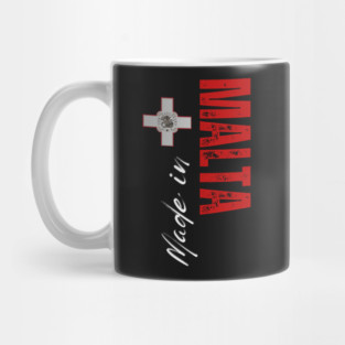 Made in Malta, malta flag Mug