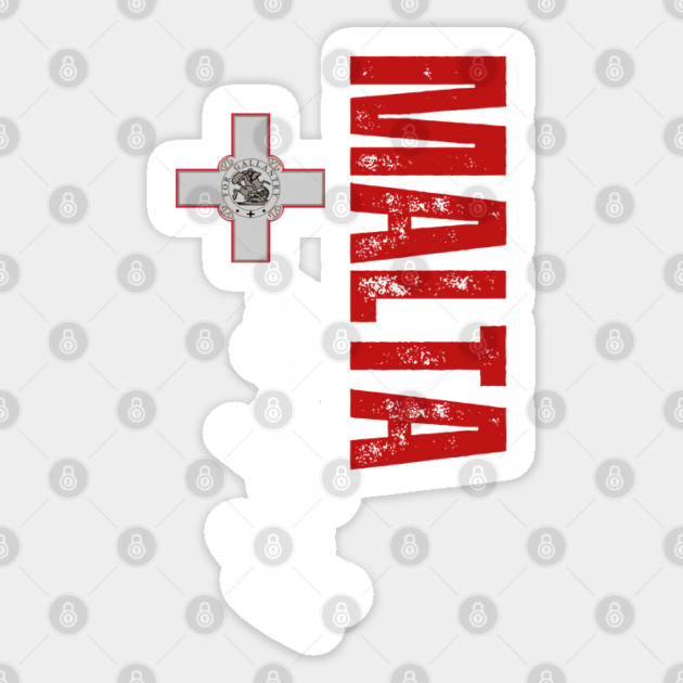 Made in Malta, malta flag Sticker by eka123