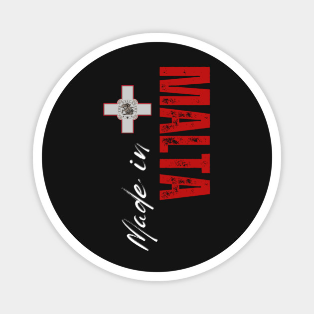 Made in Malta, malta flag Magnet by eka123