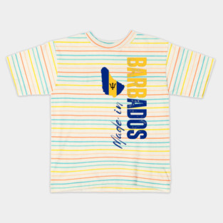 Barbados flag, barbadian flag Kids T-Shirt