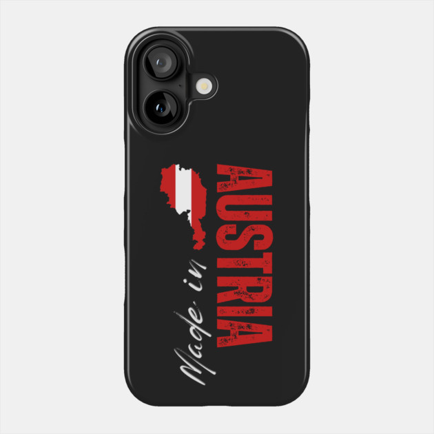 Austria flag, austrian flag Phone Case by eka123