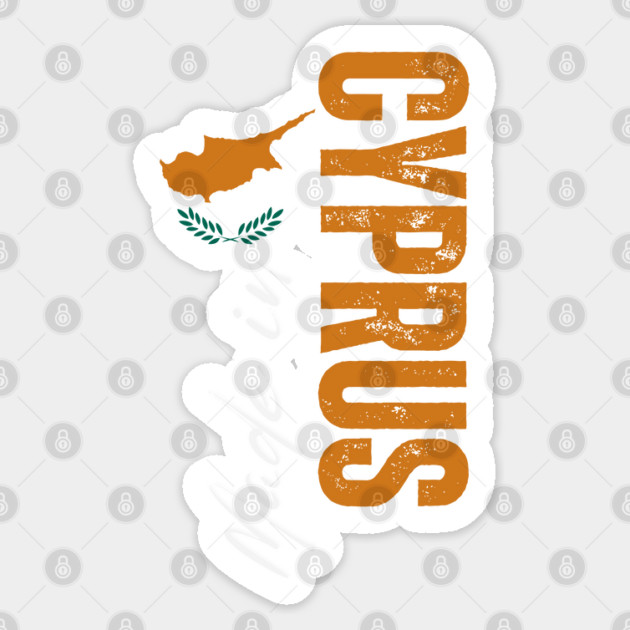 Cyprus flag, cypriot flag Sticker by eka123