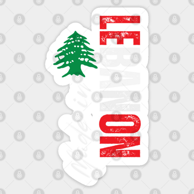 Lebanon flag, lebanese flag Sticker by eka123