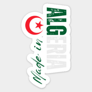 Algeria flag, Algerian flag Sticker