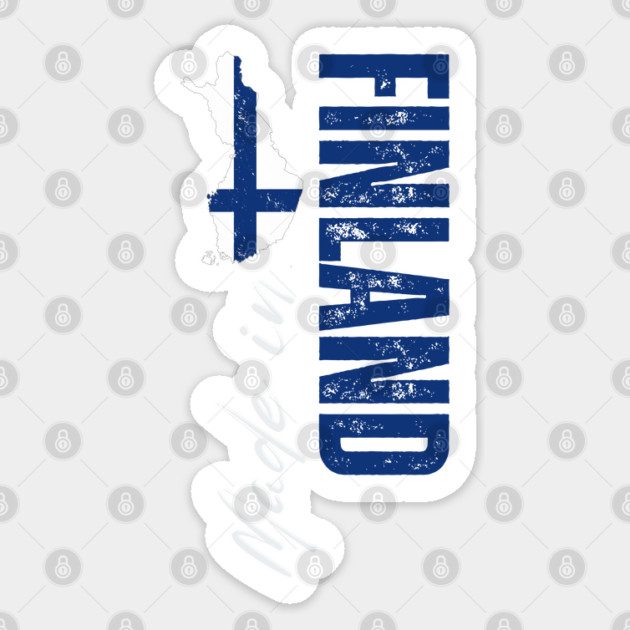 Finland flag, finnish flag Sticker by eka123