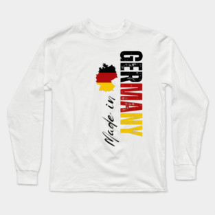 Germany flag, german flag Long Sleeve T-Shirt