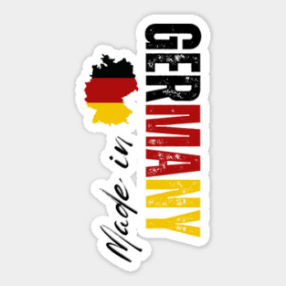 Germany flag, german flag Sticker