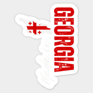 Georgia flag, georgian flag Sticker