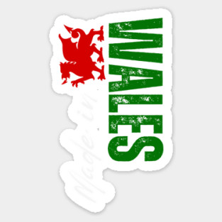 Wales flag, welsh flag Sticker